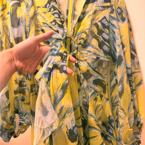 TedBaker maxi cover up with eyelet detail. - Picture 6 of 8